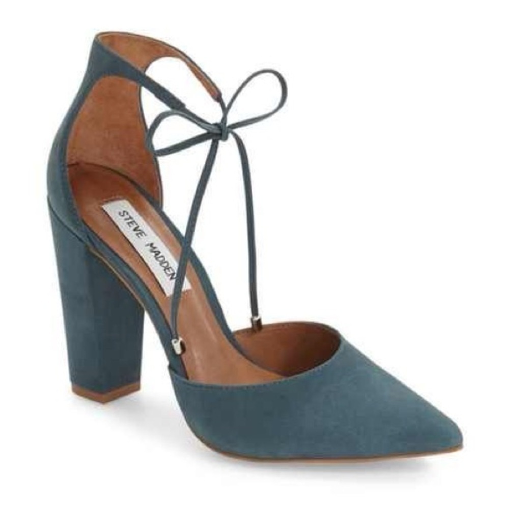 Steve Madden Blue Suede Heels
